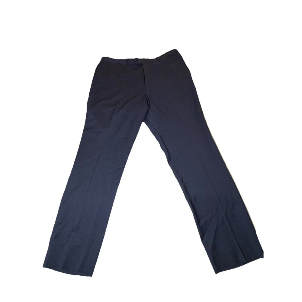 JB Britches Torino Dress Pants Mens 38R French Blue Worsted Wool Made in Italy